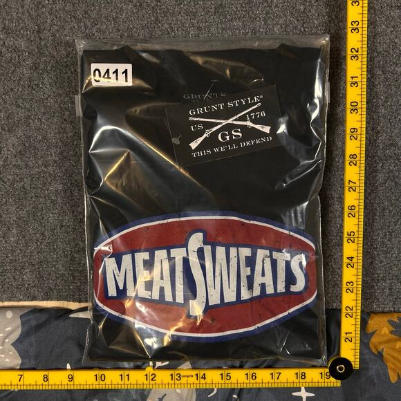 Grunt Style T Shirt Men's L Black Meat Sweats New With Tag - Picture 8 of 8